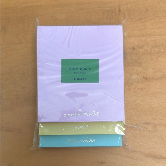 Kate Spade Lavender and Pastel Notepad Trio - Picture 1 of 1